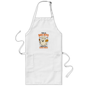 Delantal Largo Diseño 'Esto es Boo-Rito servido con queso extra'