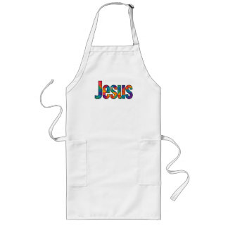 Delantal Largo diseño geométrico de "Jesús"