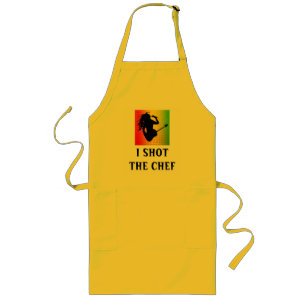 Delantal Largo Disparé Al Chef Reggae Rasta Standard Apron