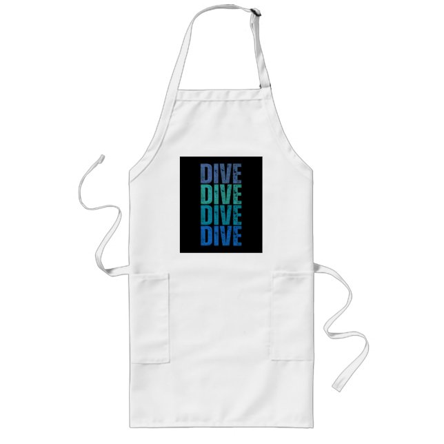 DELANTAL LARGO DIVE DIVE (Frente)