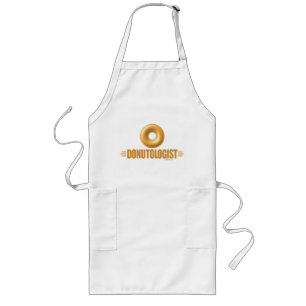 Delantal Largo Divertido amante donut glaseado