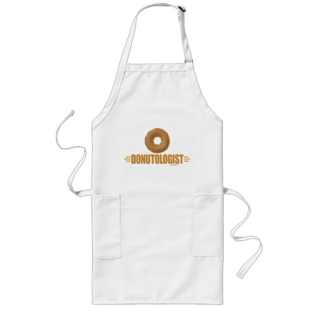 Delantal Largo Divertido Chocolate Donut Lover (Frente)