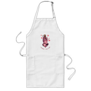 Delantal Largo Divertido Romántico Sloth Sonríe Apron Playful