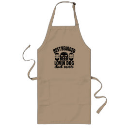 Delantal Largo Dog Dad Bar-B-Que Apron