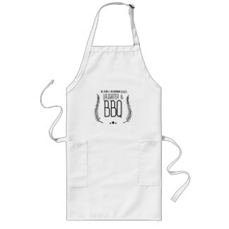 Delantal Largo Dr. Name BBQ Laughter Remedy Apron
