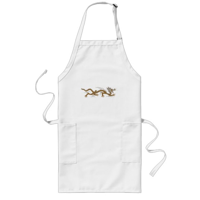 Delantal Largo Dragón De Buddhan Apron (Frente)