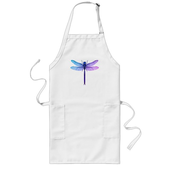 Delantal Largo Dragonfly arcoíris (Frente)