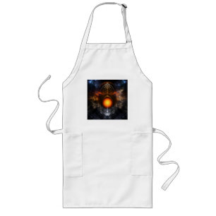Delantal Largo Dream Orb Fractal Art Apron