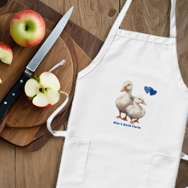 Delantal Largo Ducks Farm Kitchen Bib Apron