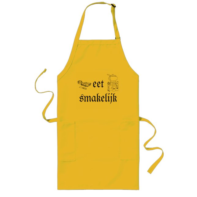 Delantal Largo Eet Smakelijk (Frente)