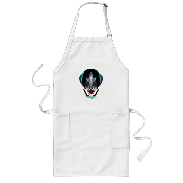 Delantal Largo El Apron de Rock Gods Delgado (Frente)