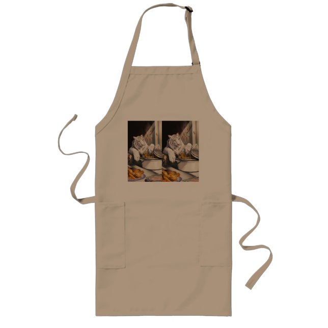 Delantal Largo El Chef Tigre Suave (Frente)