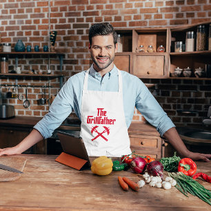 Delantal Largo El Grillfather Con Perros Calientes