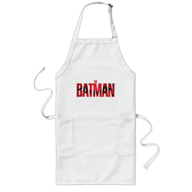 Delantal Largo El logo teatral de Batman (Frente)