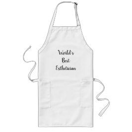 Delantal Largo El mejor esthetician del mundo