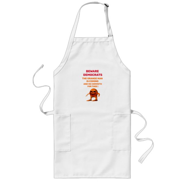 Delantal Largo El NARANJA HOMBRE Apron (Frente)