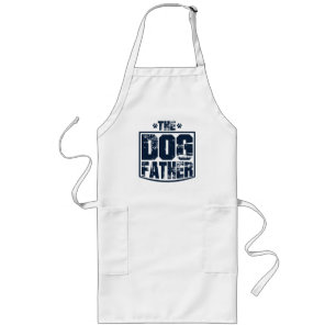 Delantal Largo El Perro Padre Vestía Gráfico