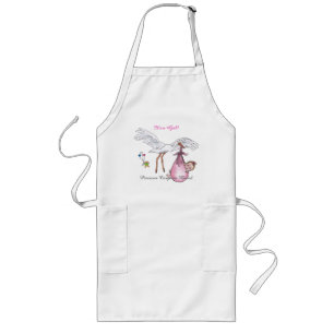 Delantal Largo '¡Es un Chica!' Apron para mamá