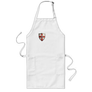 Delantal Largo escudo cruzado con patata roja