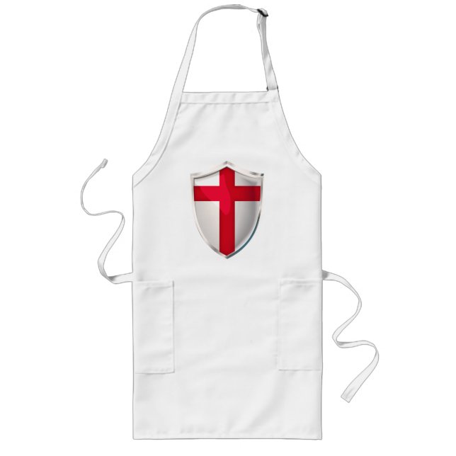 Delantal Largo Escudo de Inglaterra (Frente)