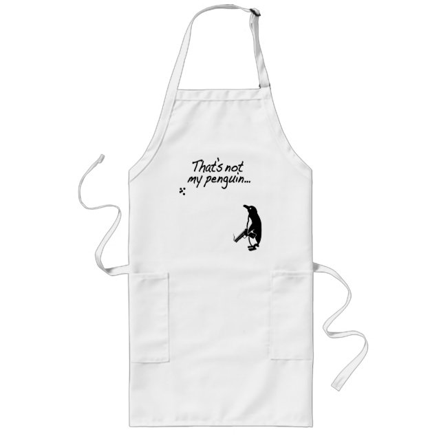 Delantal Largo Ese no es mi pingüino (Frente)