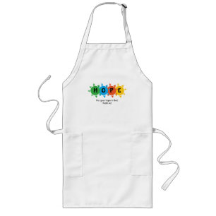 Delantal Largo ESPERANZA cristiana EN EL salmo DIOS 42 Personaliz