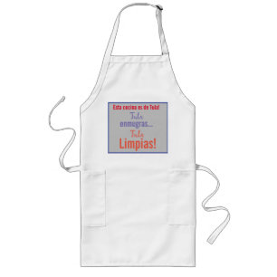 Delantal Largo esta cocina es de tula tu la ensucias tu lalimpias