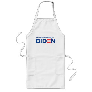 Delantal Largo Estadounidenses chinos por el Paro Unisex de Biden