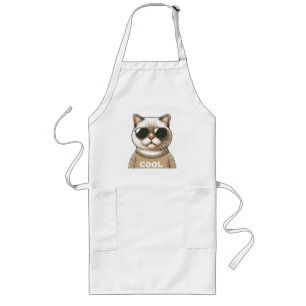 Delantal Largo Estilo de gato