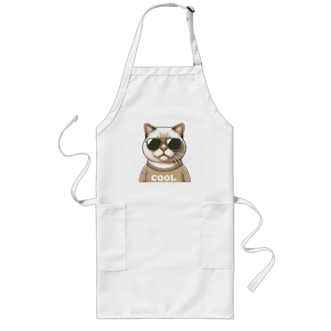 Delantal Largo Estilo de gato (Frente)