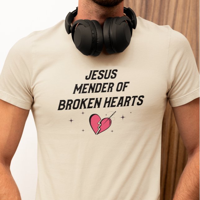 Delantal Largo Estudio de la Biblia de papá (Jesus, the mender of all our broken hearts. Blessed are the poor in spirit for theirs is the kingdom)