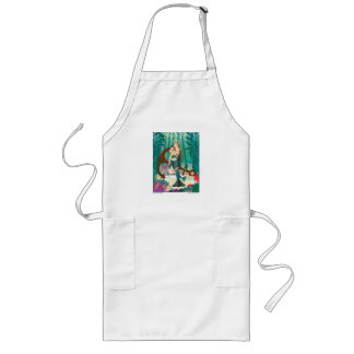 Delantal Largo Familia Sirena (brunettes) Larga Apron