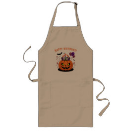 Delantal Largo Fantasma Halloween B-day Tartas de calabaza y fant