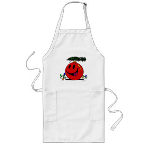 Delantal Largo Feliz Ornamento Apron