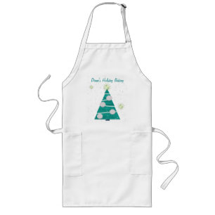 Delantal Largo FESTIVAL DE Navidades Pastel PERSONALIZADO