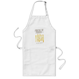 Delantal Largo Francés Fries Love Language Funny Apron