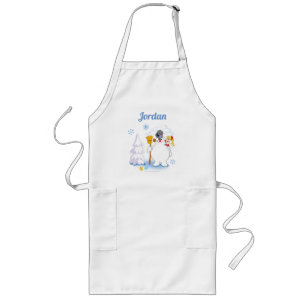 Delantal Largo Frosty the Snowman™ Frosty & Karen Winter Fun
