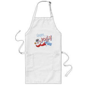 Delantal Largo Frosty the Snowman™ Happy Jolly Fun