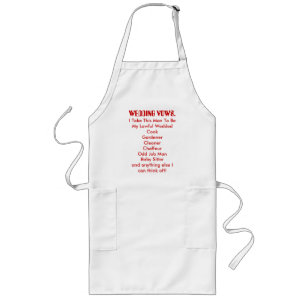DELANTAL LARGO FUNNY APRONS