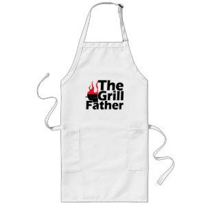 Delantal Largo Funny Flames Grillfather Apron