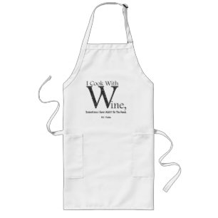Delantal Largo Funny Kitchen Wine Apron