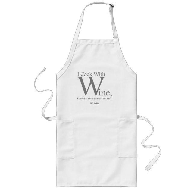 Delantal Largo Funny Long Wine Apron (Frente)