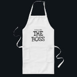 Delantal Largo Funny Novelty BBQ I SLEEP WITH THE BOSS<br><div class="desc">Funny fashion novelty long BBQ pit tailgating sports apron I SLEEP WITH THE BOSS! Makes a GREAT WEDDING GIFT! Order yours today!</div>