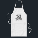 Delantal Largo Funny Novelty BBQ I SLEEP WITH THE BOSS<br><div class="desc">Funny fashion novelty long BBQ pit tailgating sports apron I SLEEP WITH THE BOSS! Makes a GREAT WEDDING GIFT! Order yours today!</div>