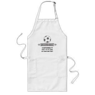 Delantal Largo Fútbol Personalizado divertido