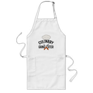 Delantal Largo Gangster culinario de largo apron