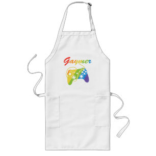 Delantal Largo Gaymer Controlador de videojuegos Rainbow Jueg
