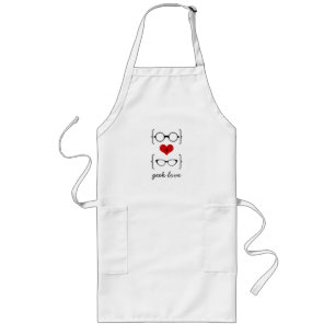 Delantal Largo Geeky Glasses Apron