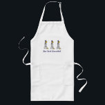 Delantal Largo Geleta de feriado judío Hanukkah NYC de Nueva York<br><div class="desc">Presenta un original ilustracion de marca de un clásico monumento de NYC "vestido" para las vacaciones con Hanukkah gelt.</div>