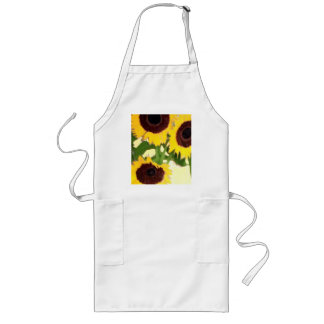 DELANTAL LARGO GIRASOLES